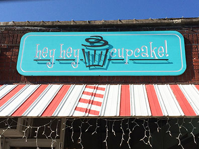 Hey Hey Cupcake Sign in Black Mountain, NC